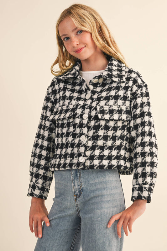 TWEEN Houndstooth Jacket