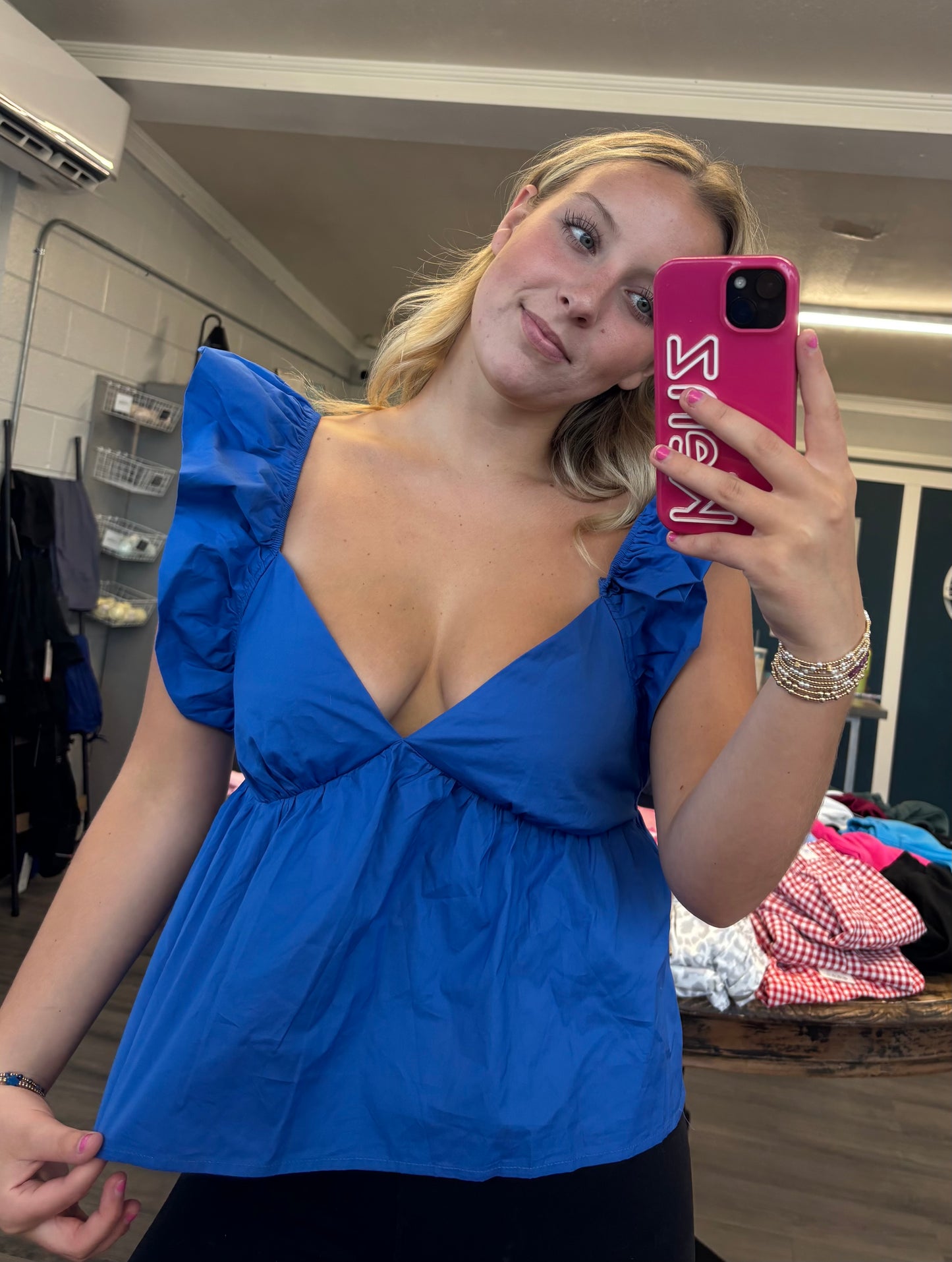 “Tilly”- Tie Back Top