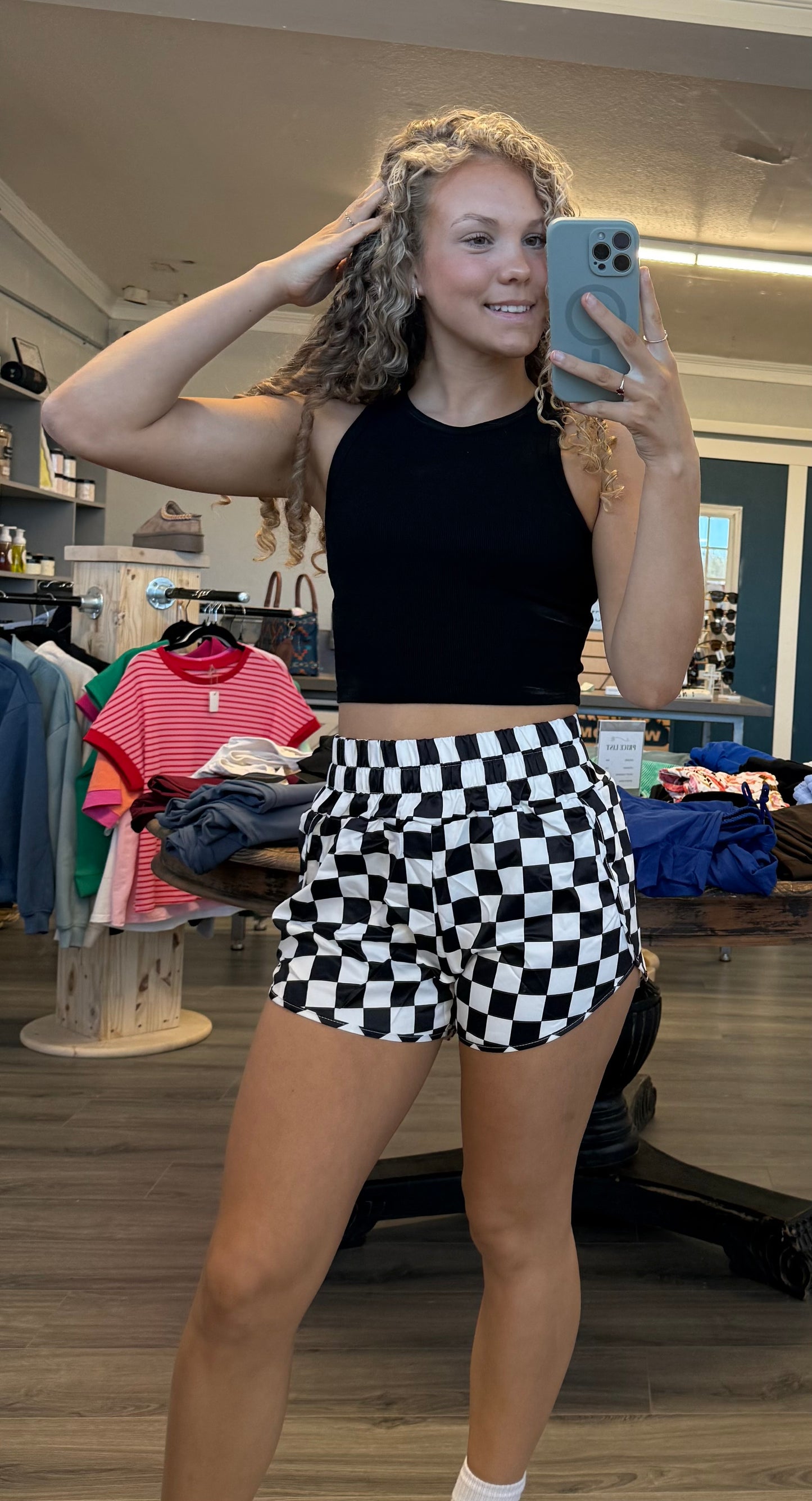 Checkerboard Shorts