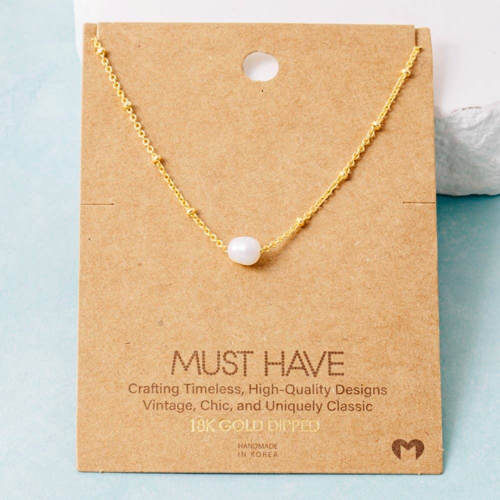 Pearl Pendant Necklace