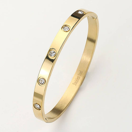 Steel Bangle Bracelet