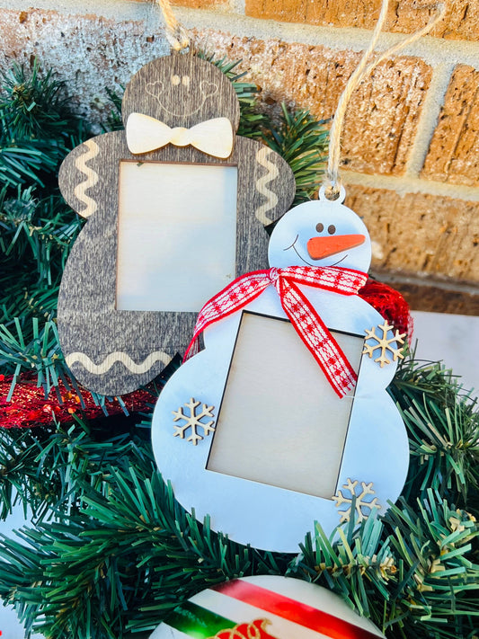 Frosty Memories- Frame Ornament