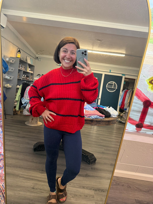 Oversize Striped Sweater