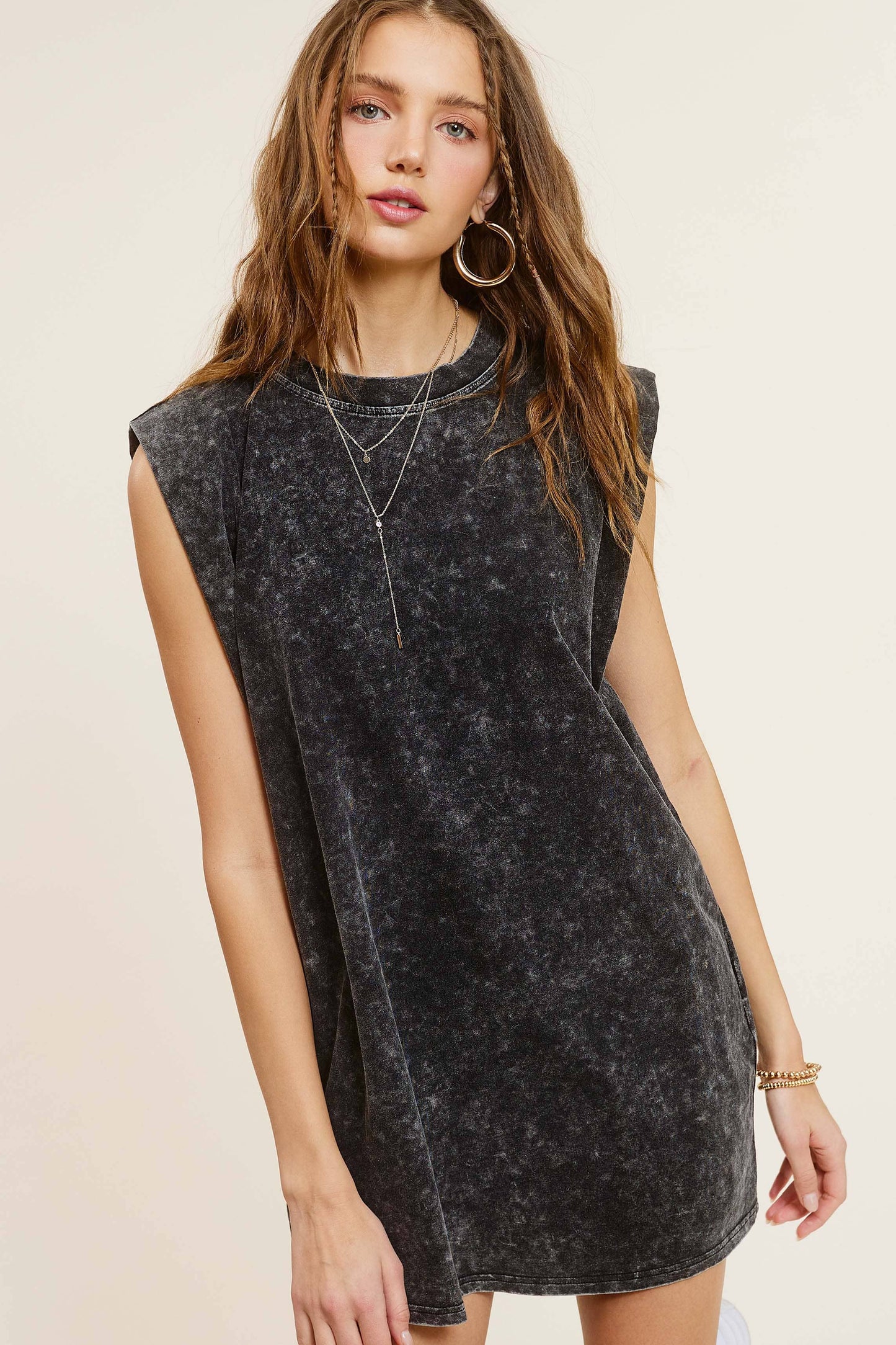 Mineral Washed Dress