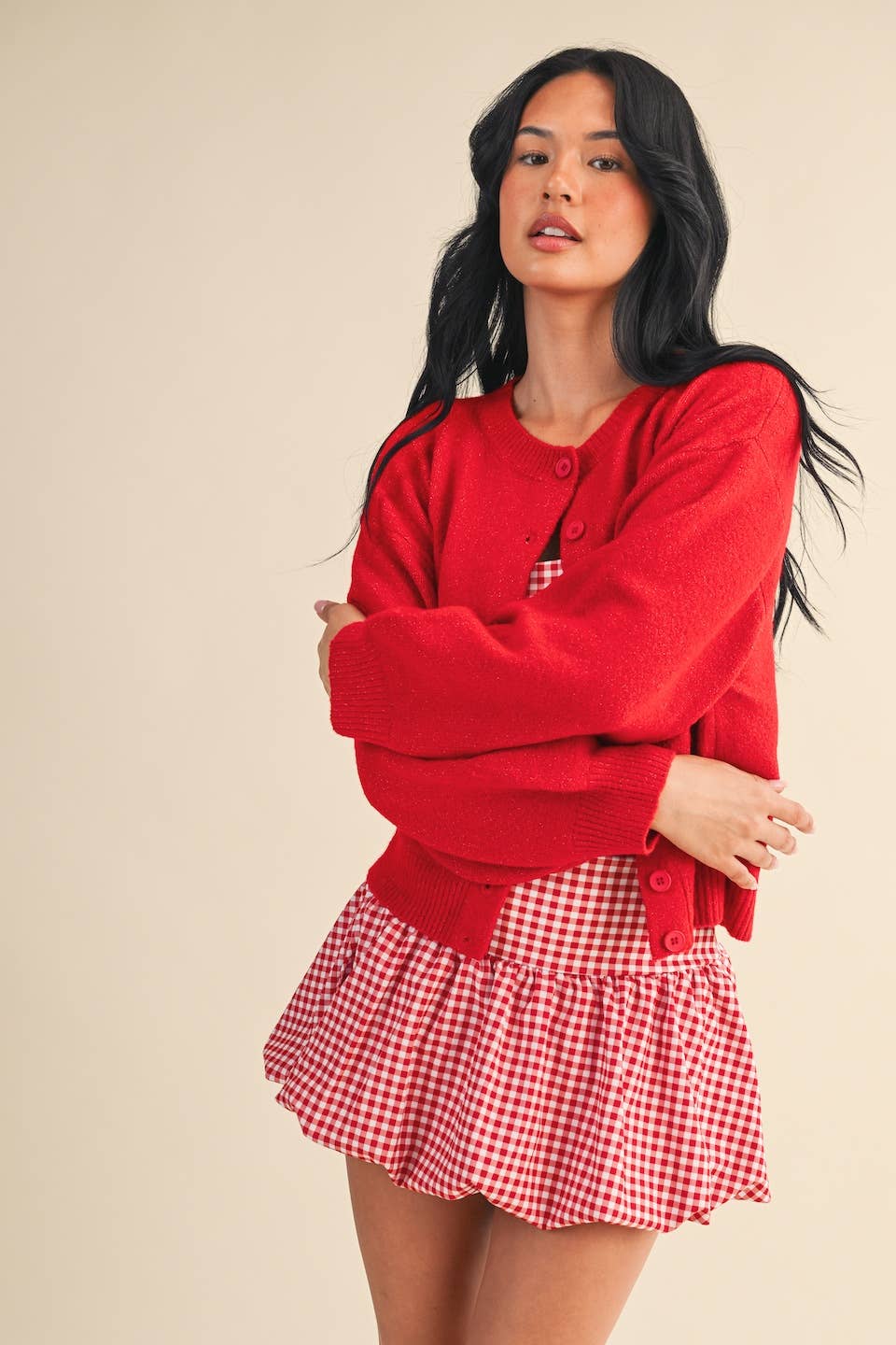 Knit Button Up Cardigan