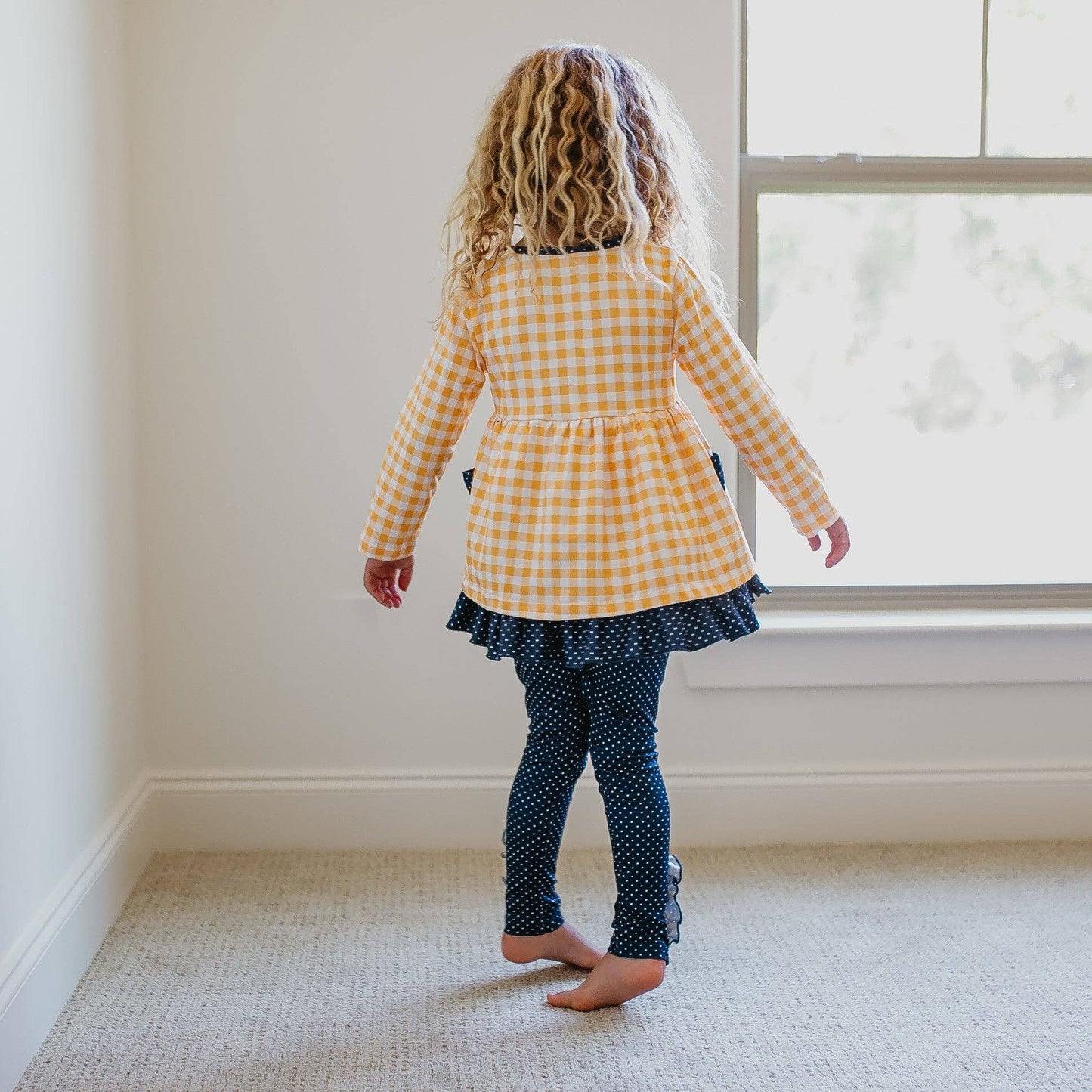 Kids Navy & Mustard Set