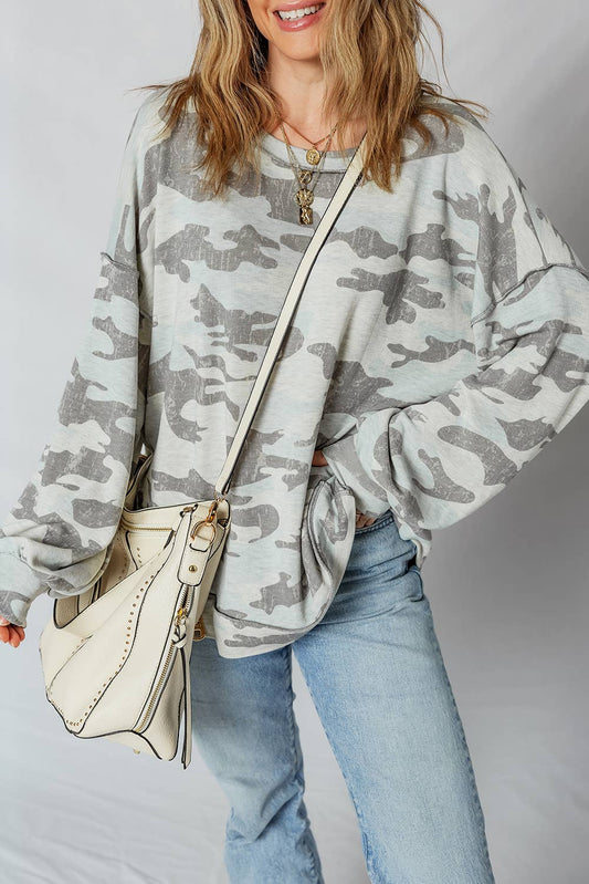 Camouflage Oversized Shirt