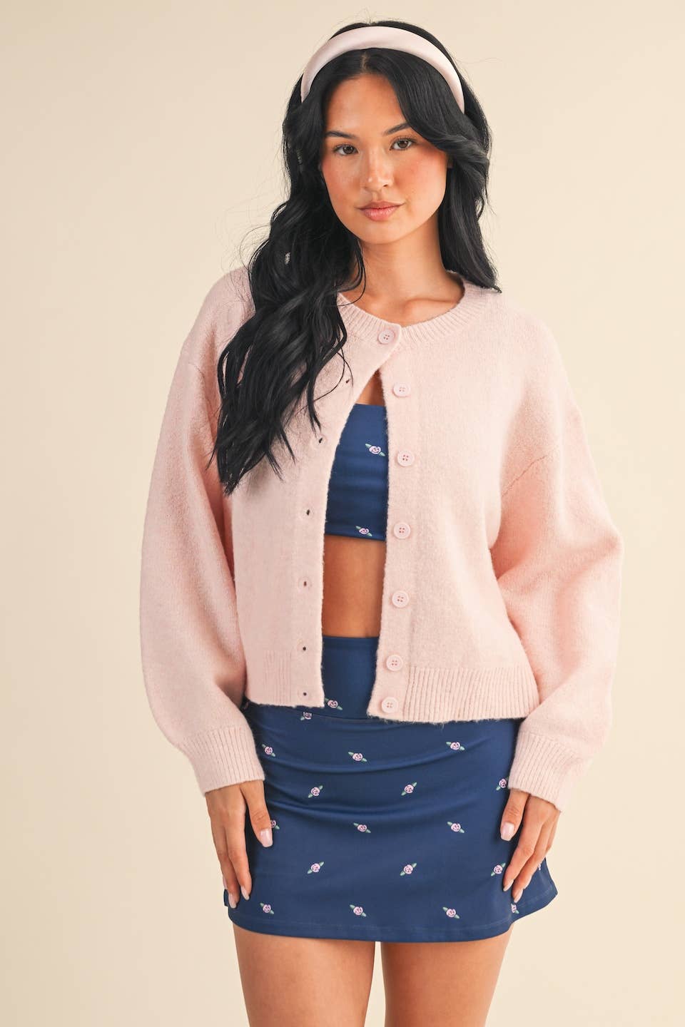 Knit Button Up Cardigan