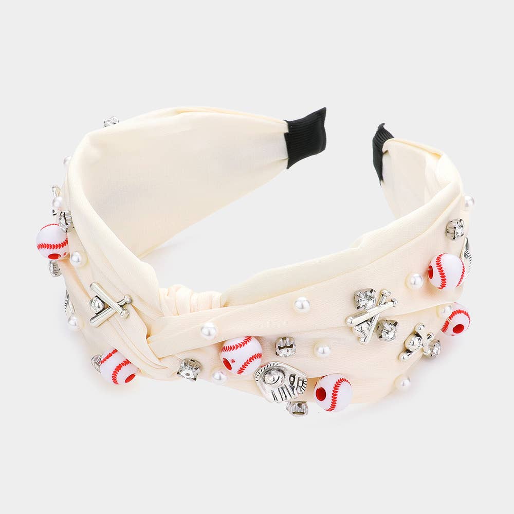 Baseball Twisted Headband