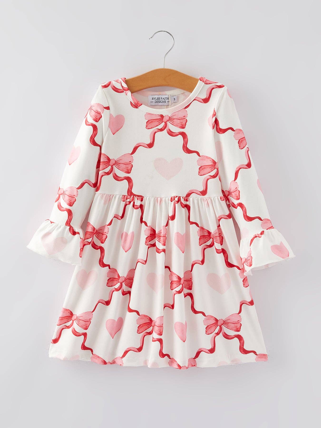 Bow/Heart Dress - Girls