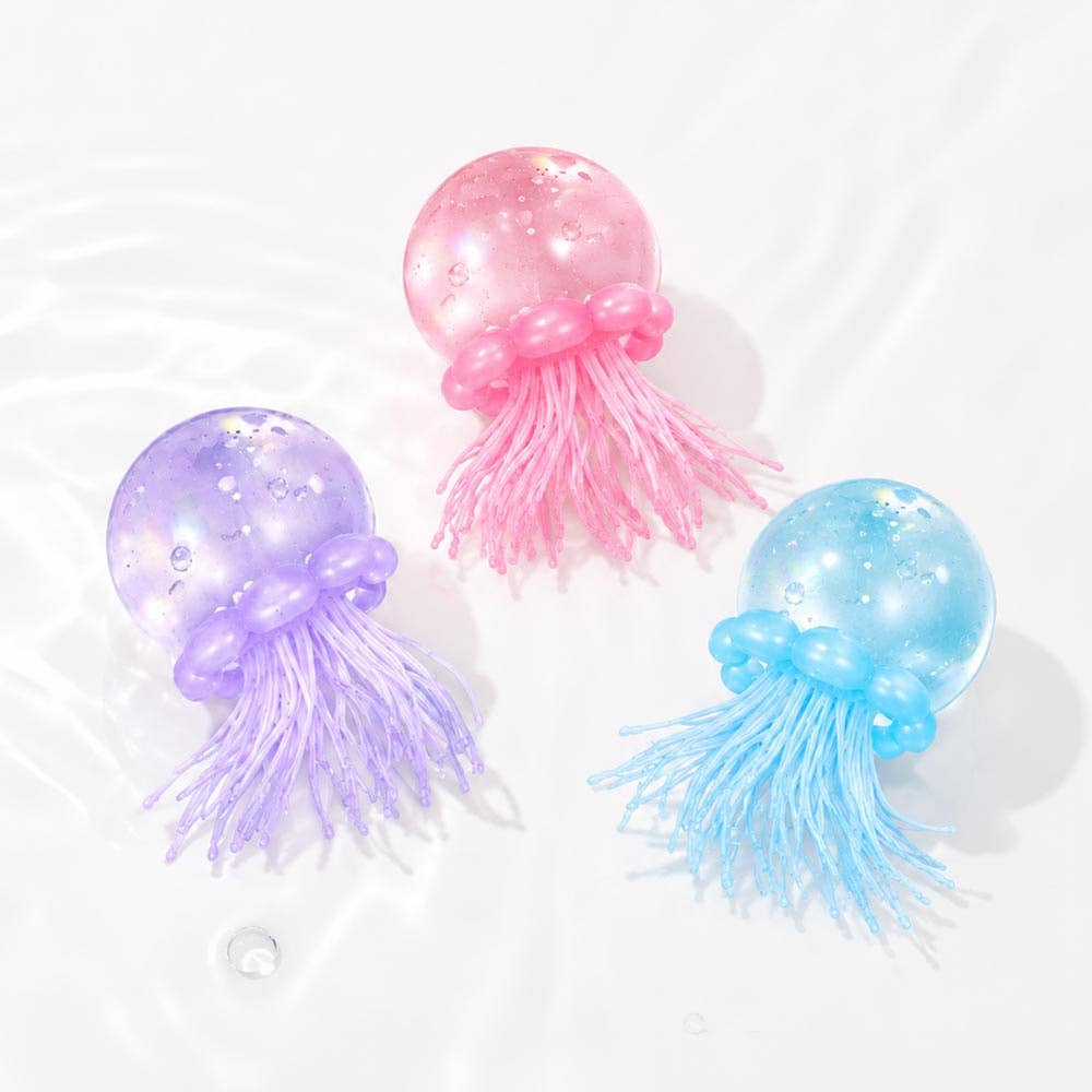 Glitter Jellyfish Squishy