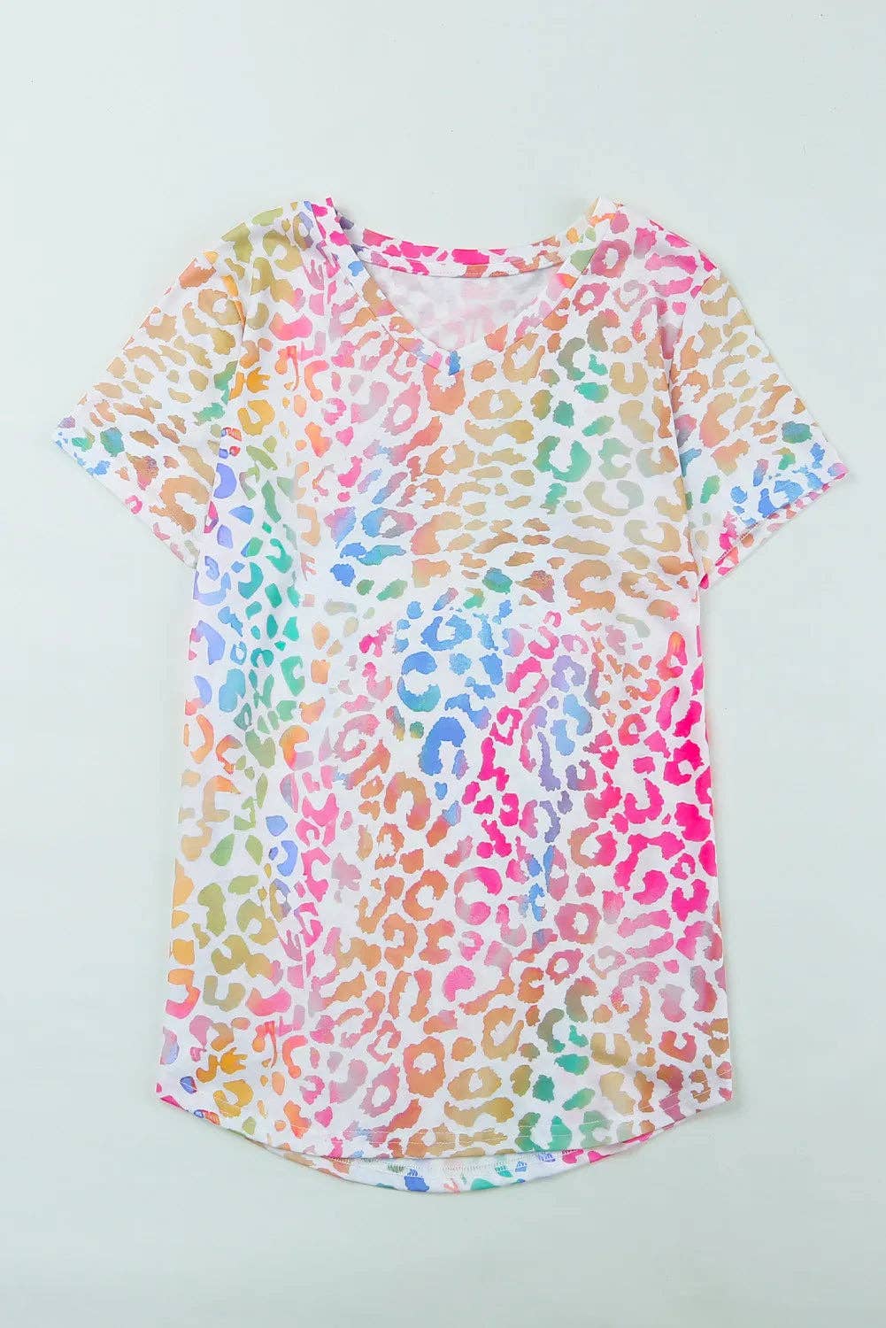 Leopard V-Neck Top