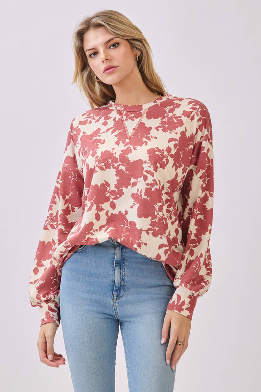 Floral Pullover