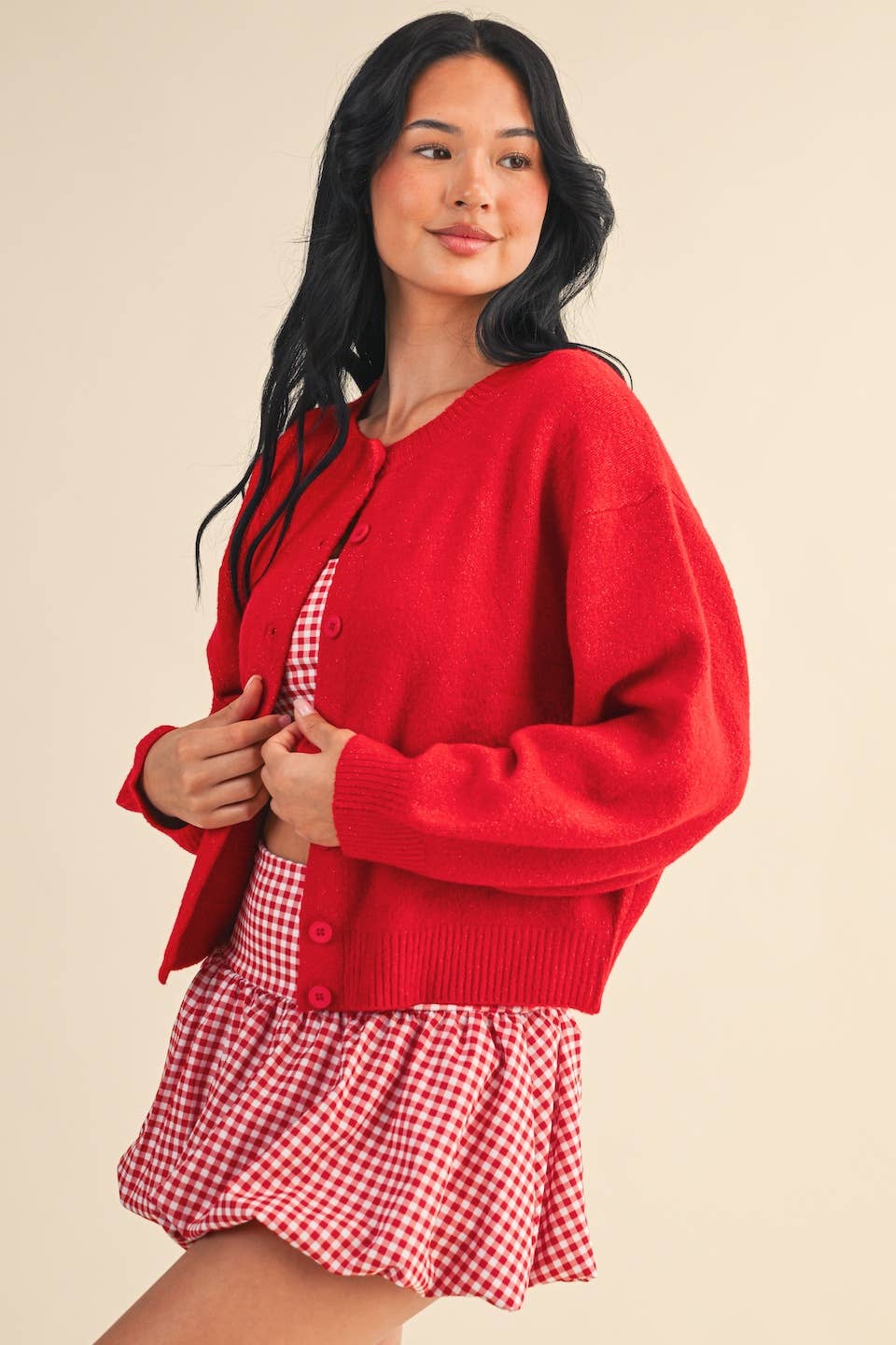Knit Button Up Cardigan