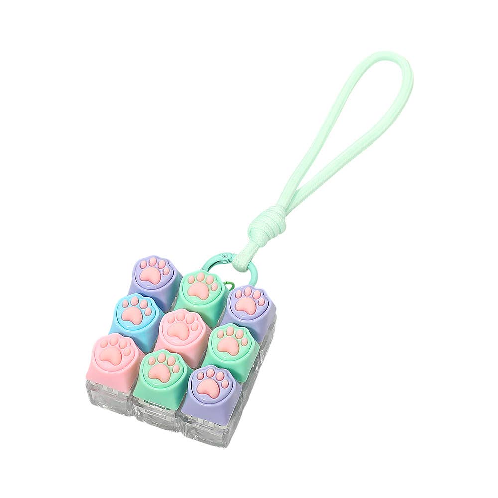 Cube Keyboard Bag Charm
