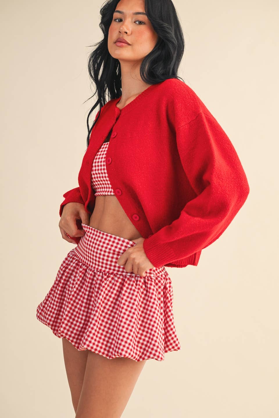 Knit Button Up Cardigan
