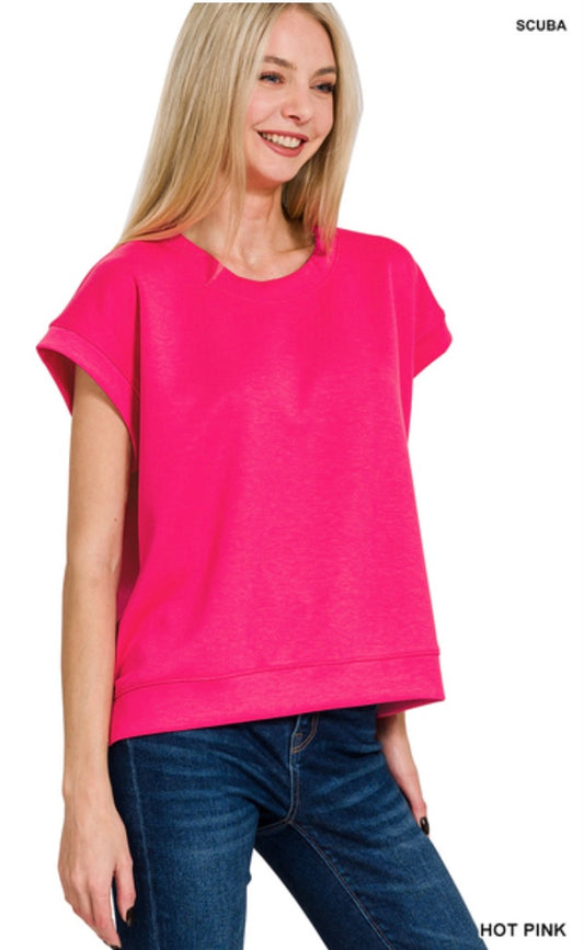 Scuba Short Sleeve Top