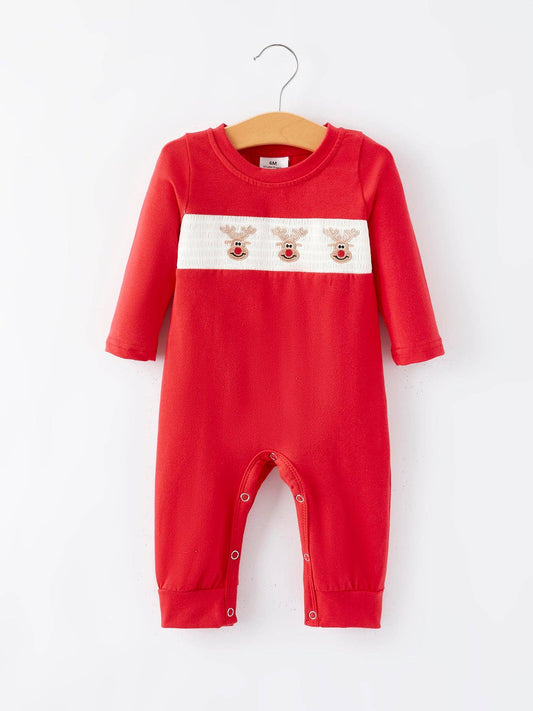 Rudolph Rodeo Romper- Infant Boys