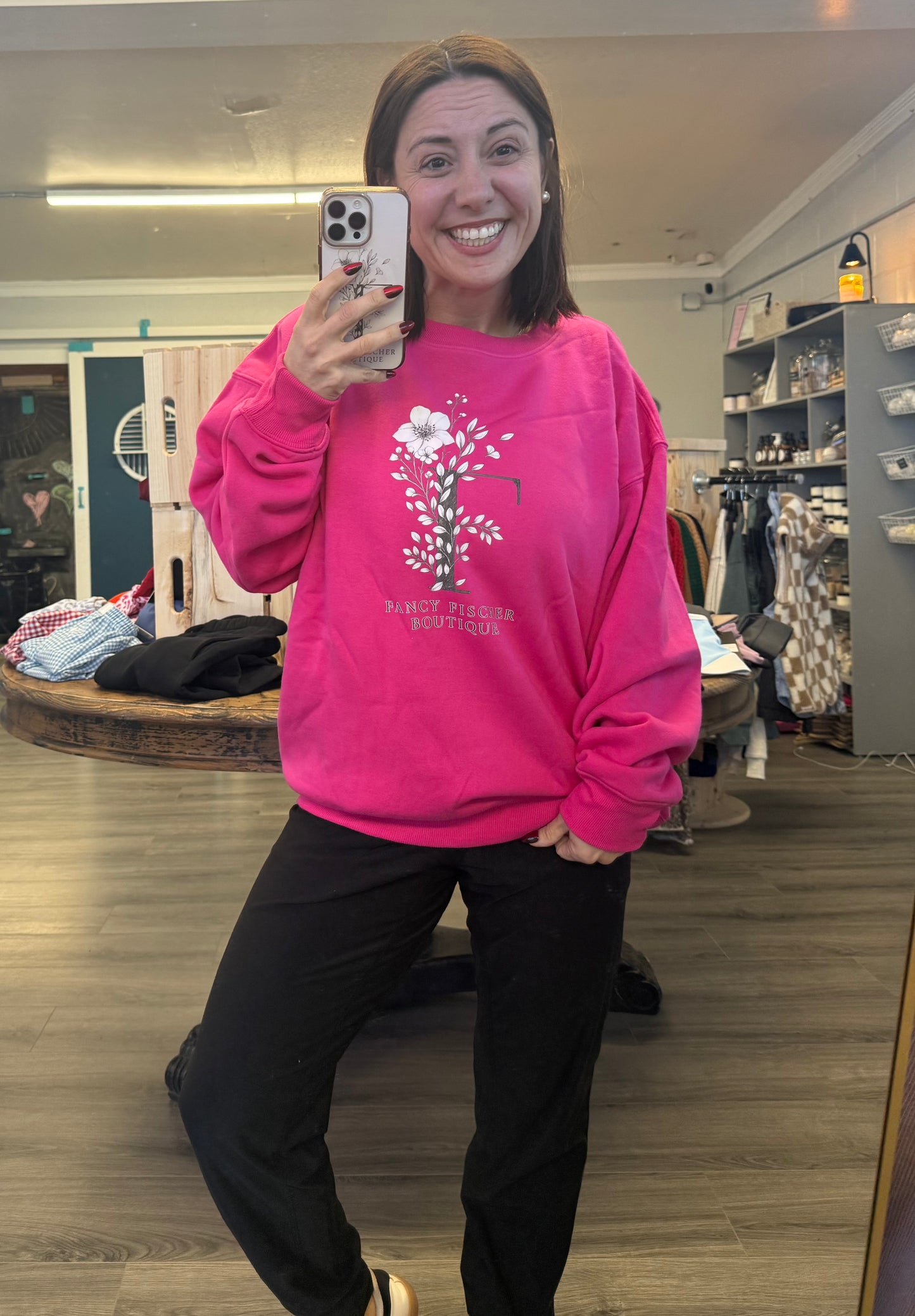 Fancy Fischer Boutique Sweatshirts