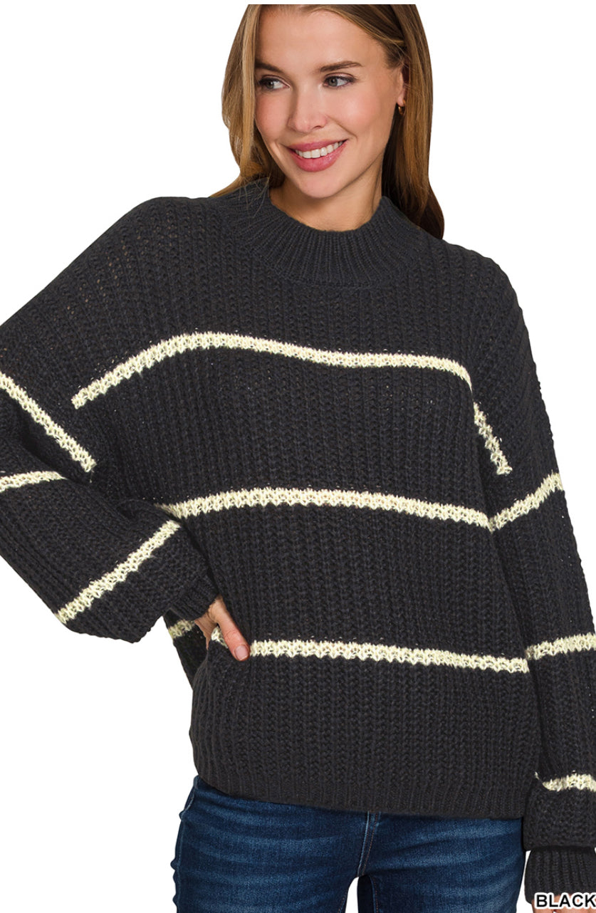 Oversize Striped Sweater