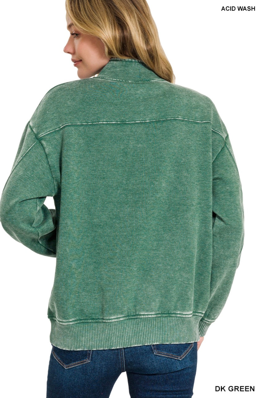 Acid Wash Pullover