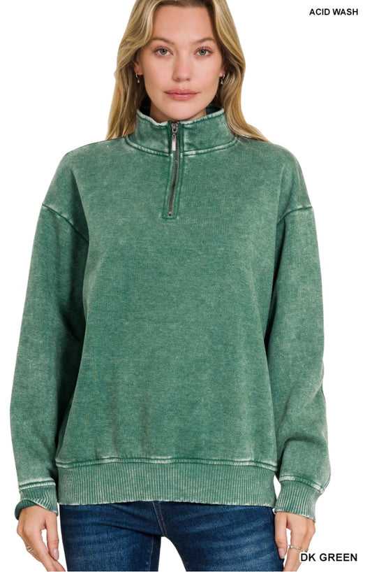 Acid Wash Pullover