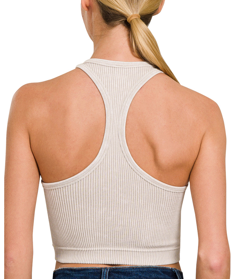 Ribbed Racerback Tank
