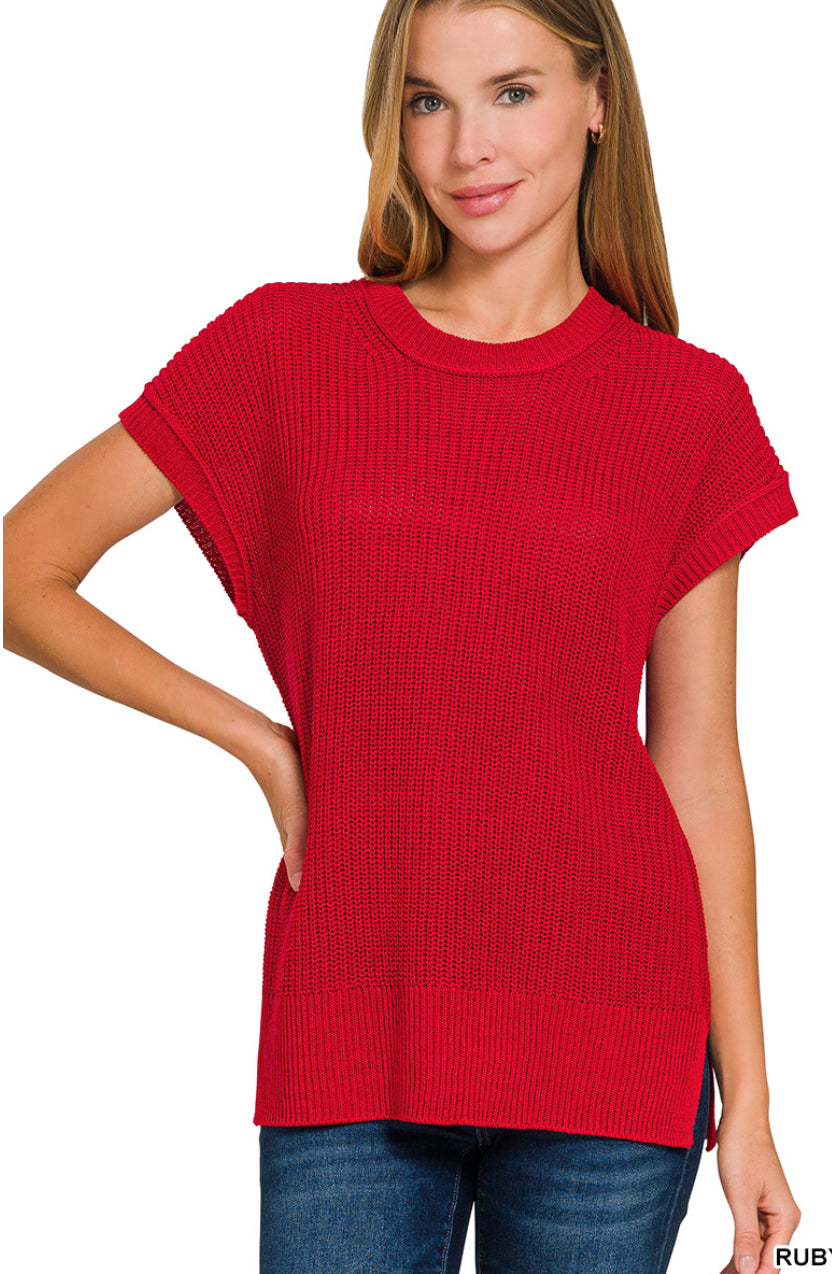 Oversized Crew Neck Sweater