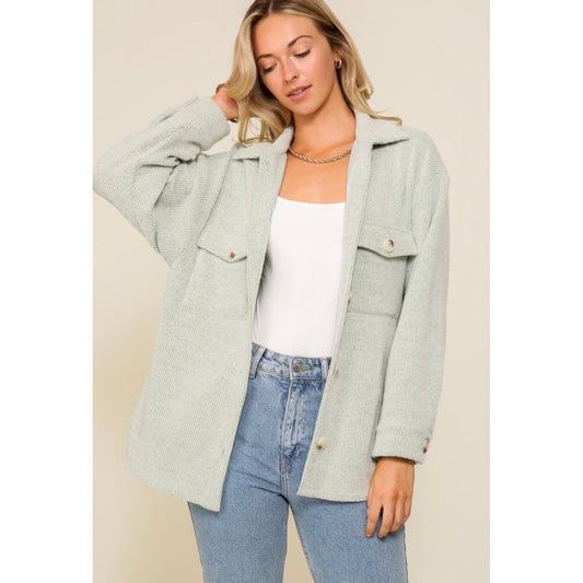 Sage Shacket