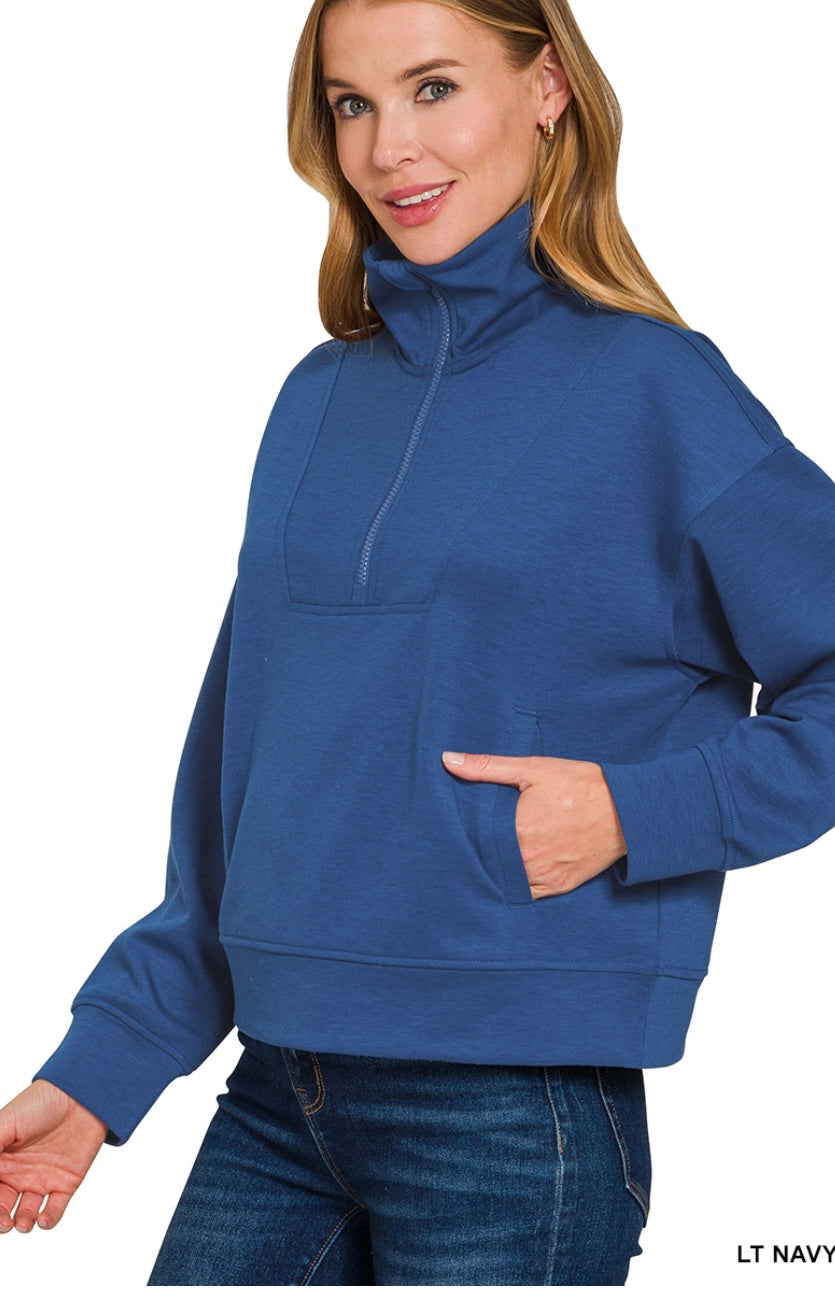 Scuba Half Zip Pullover