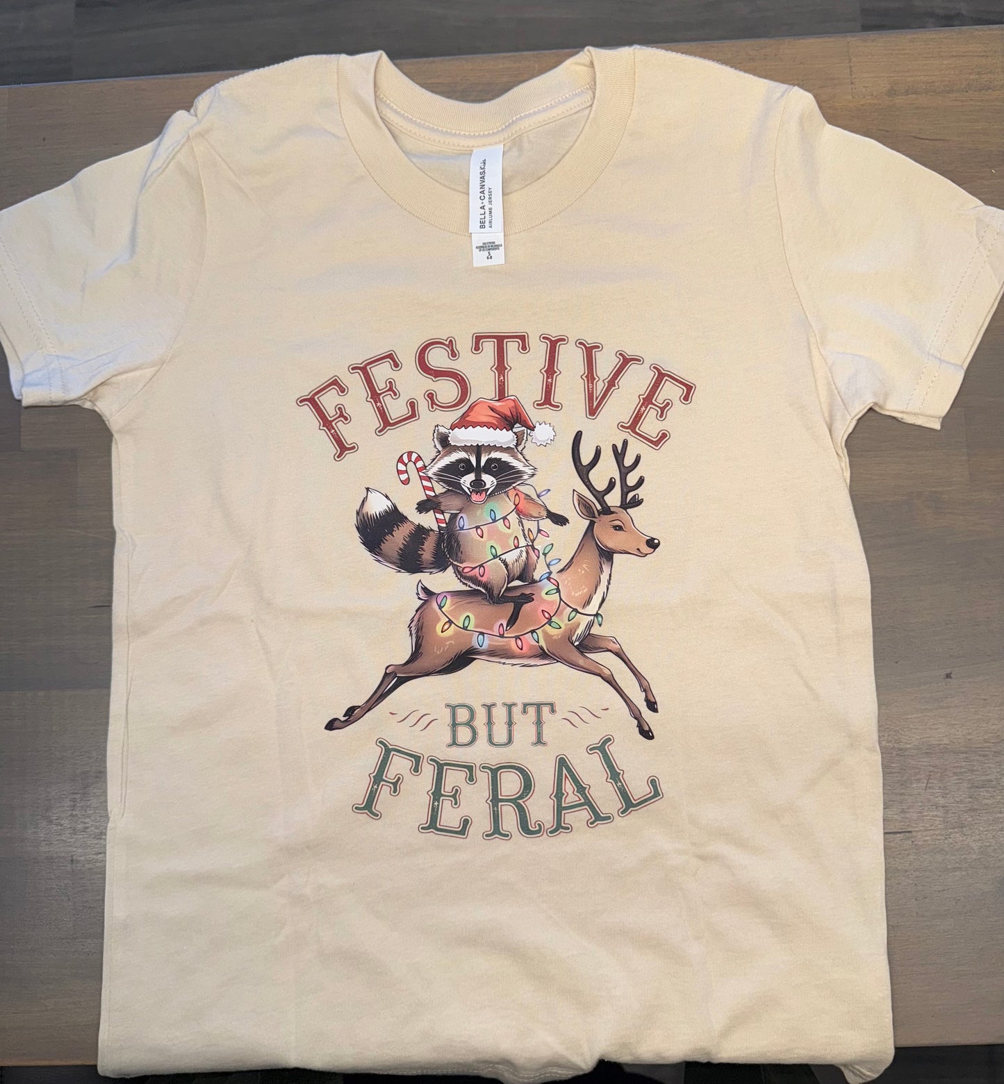 Festive But Feral- Graphic Tee Kids