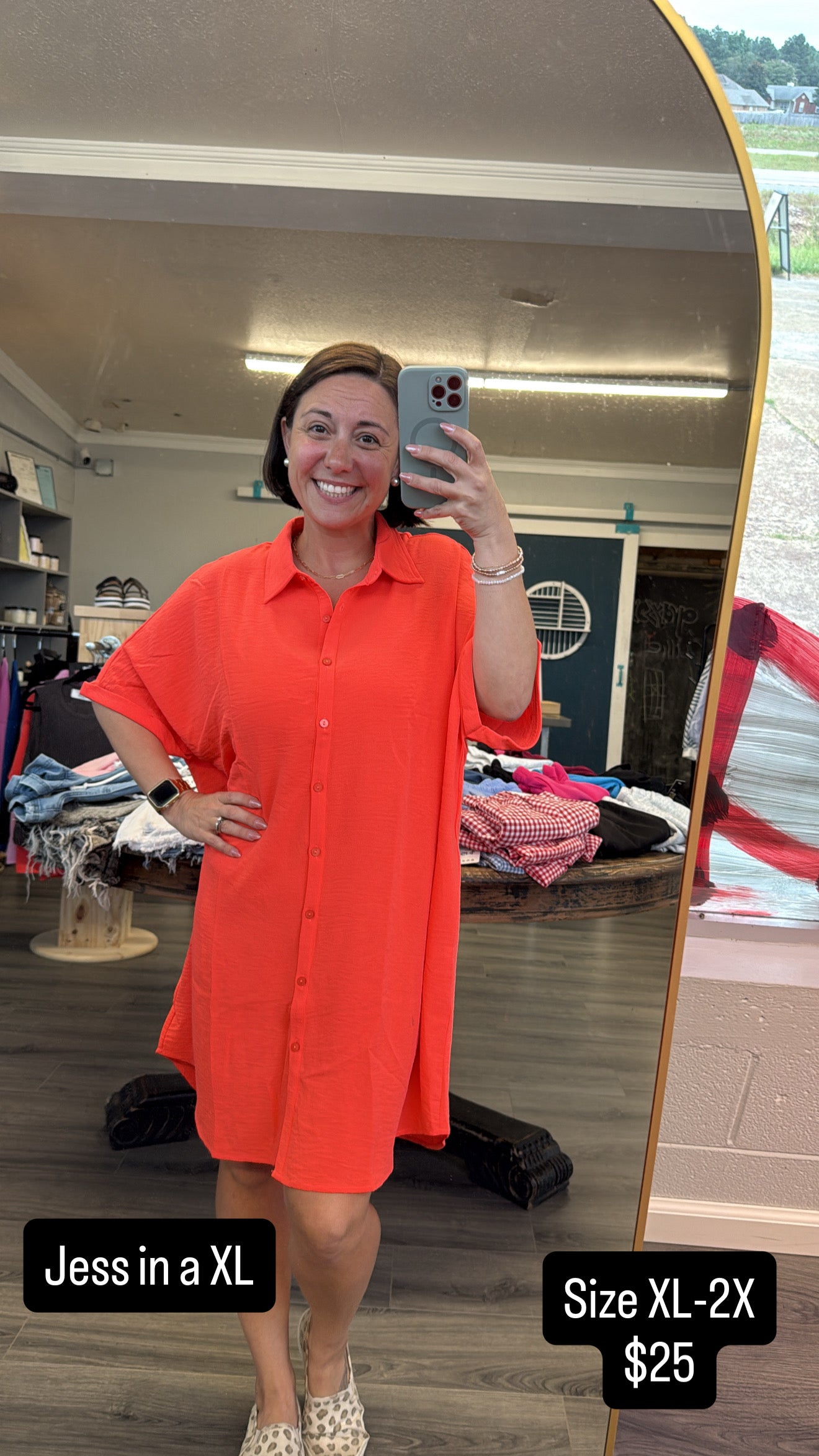 AIRFLOW MINI SHIRT DRESS