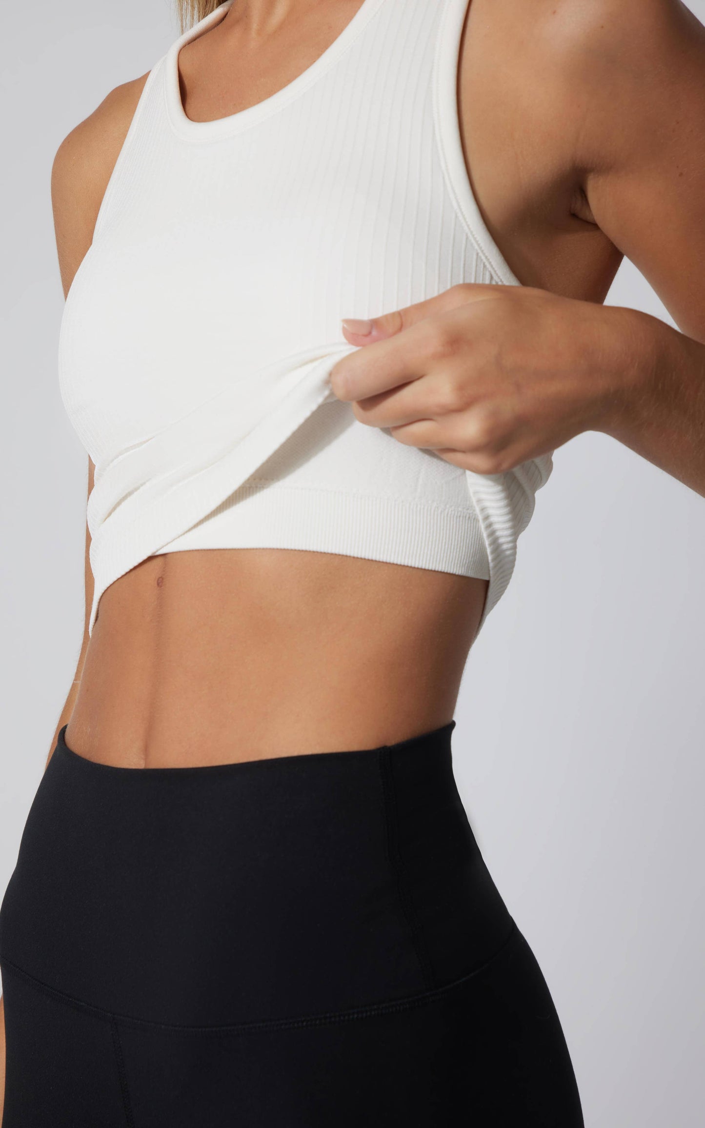 Rib Seamless Racerback Tank Sportbra