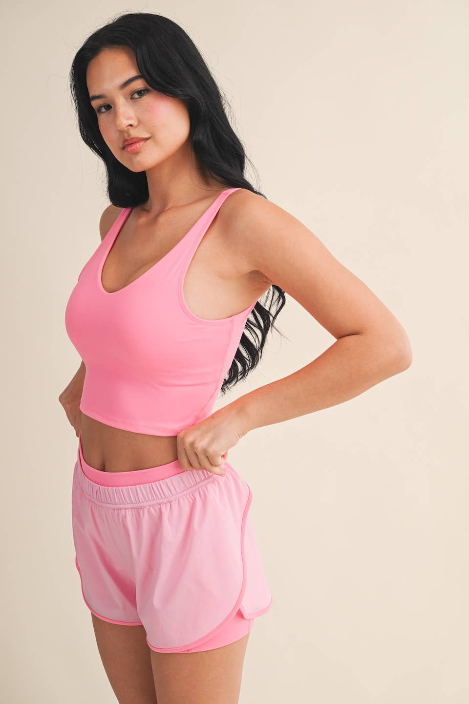 Aligned Cropped Tank Top