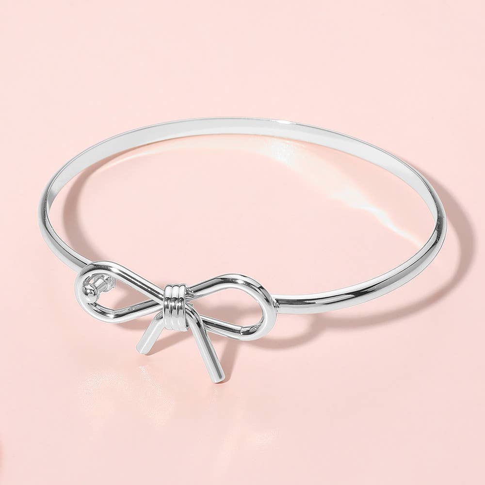 Bow Bangle Bracelet