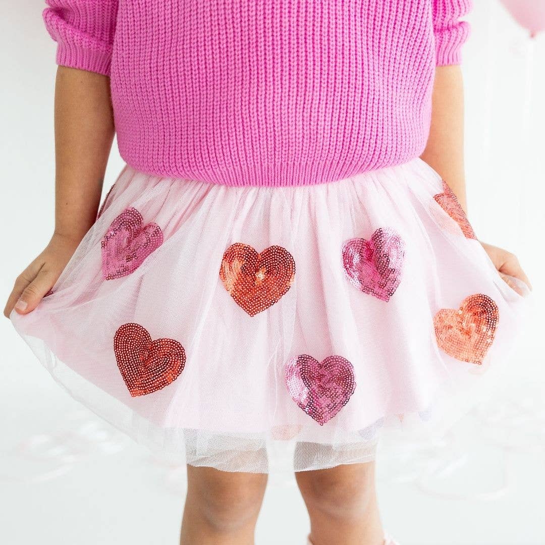 Sequin Heart Tutu - Girls