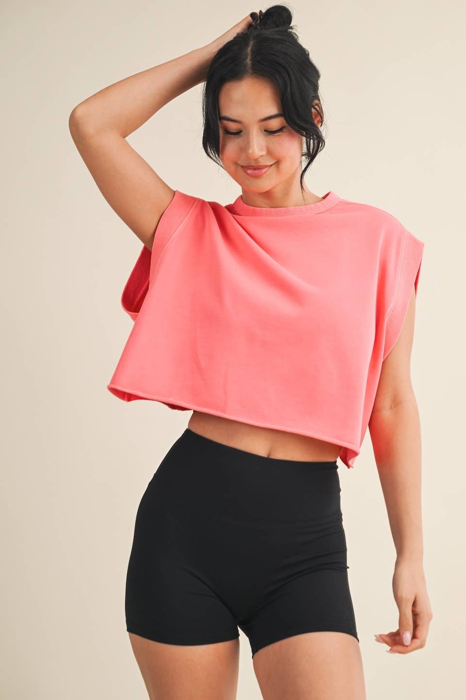 Mineral Wash Open Back Top
