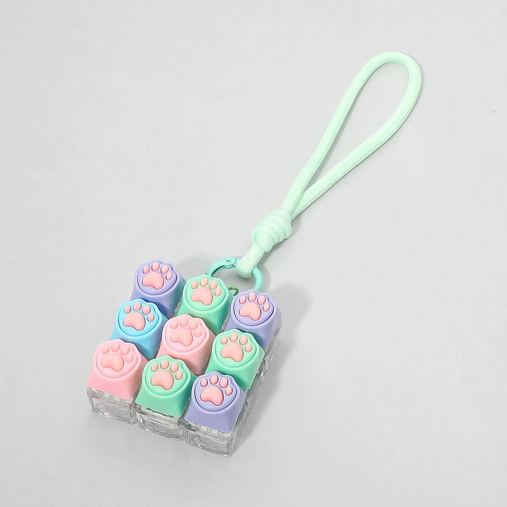 Cube Keyboard Bag Charm
