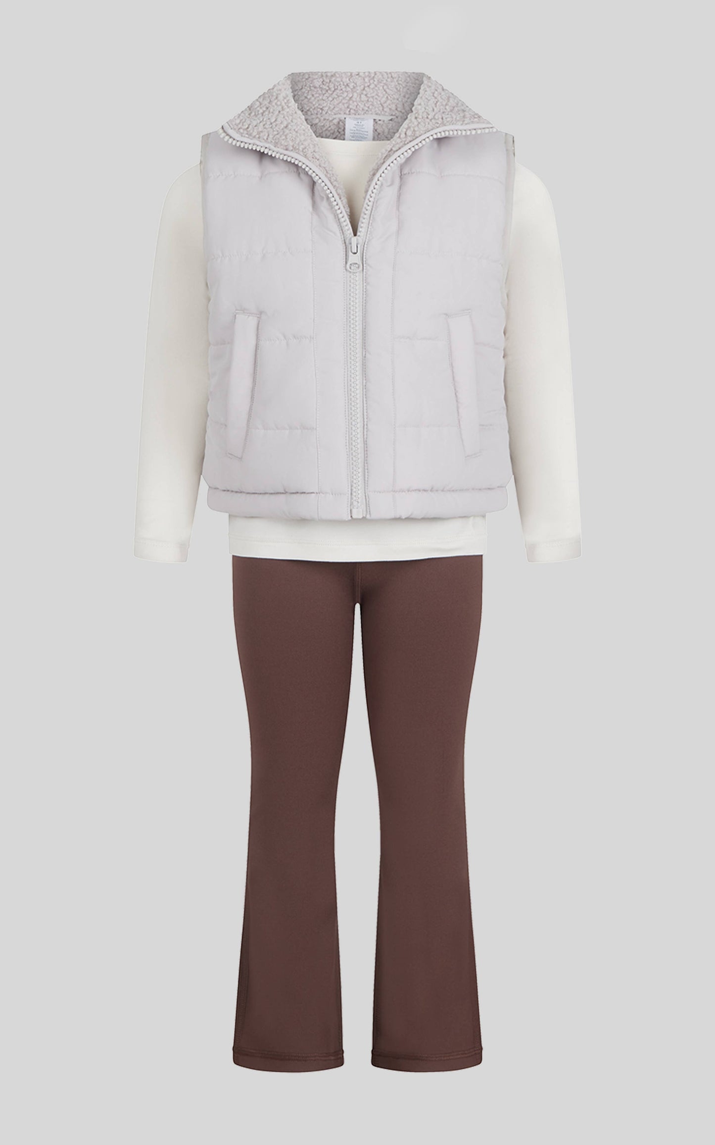 Toddler Vest, Top, and Flare Pant Set
