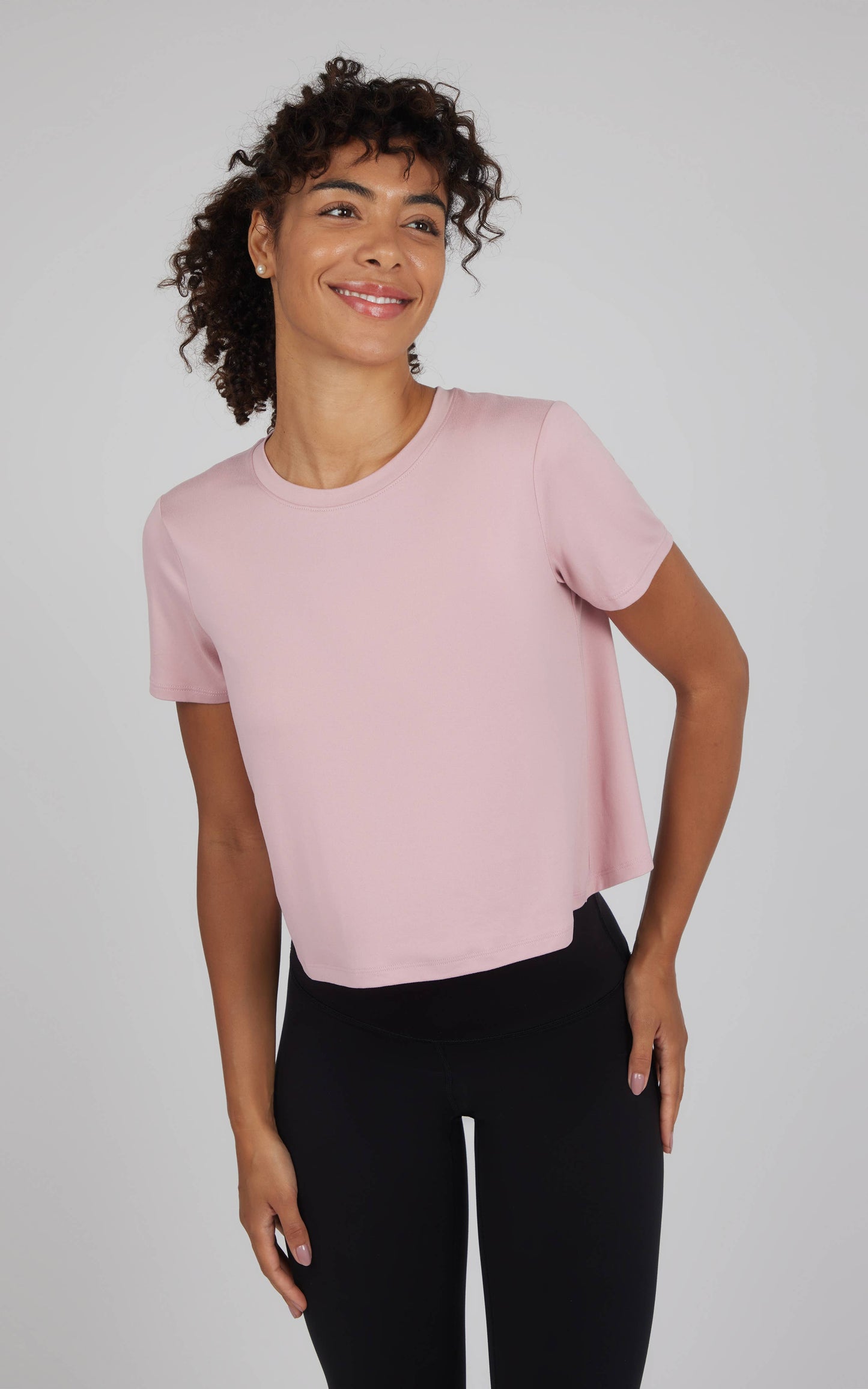 Soft Tee w Tulip Back