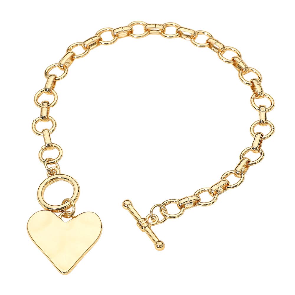 Heart Charm Bracelet