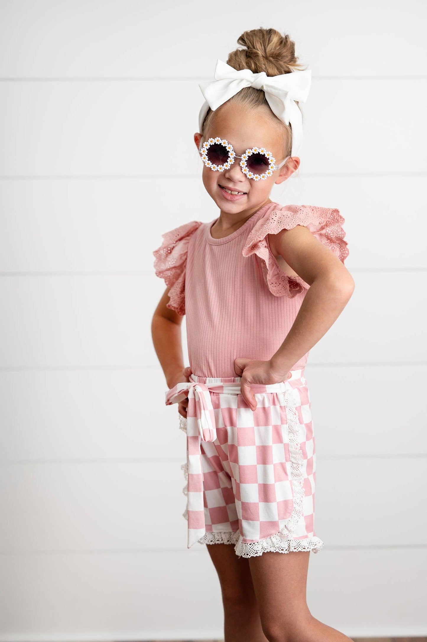 Girls Checkered Set