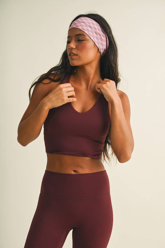 Aligned Cropped Tank Top