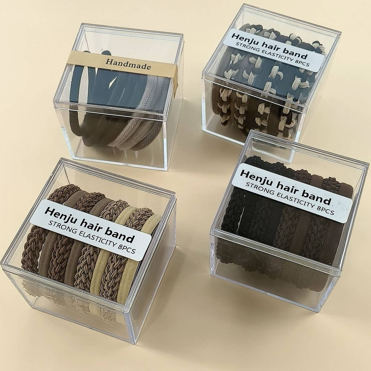 8PCS/BOX HAIR BANDS