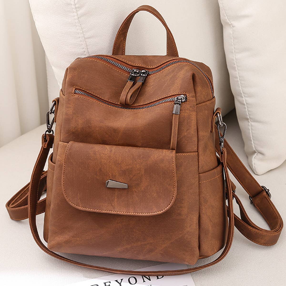 WOMEN BACKPACK LEATHER