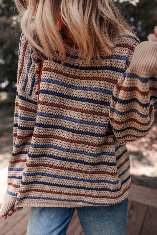 Striped Knitted Sweater