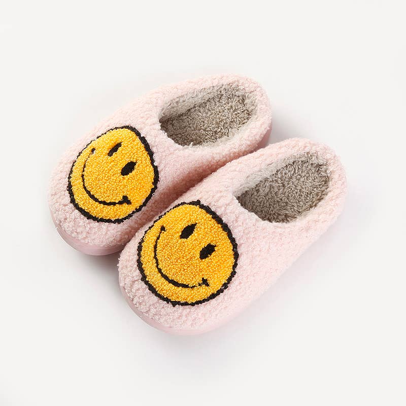 Kids Happy Face Slippers