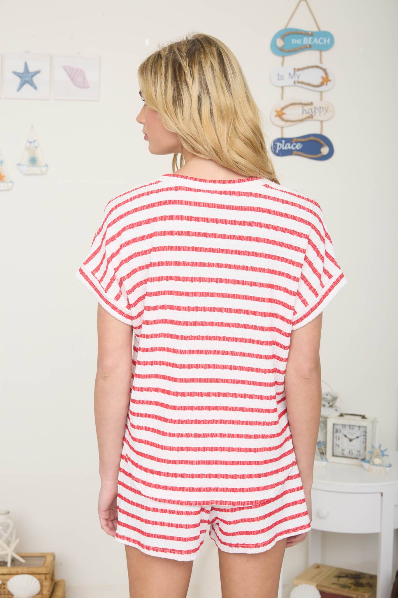 STRIPE KNIT SET