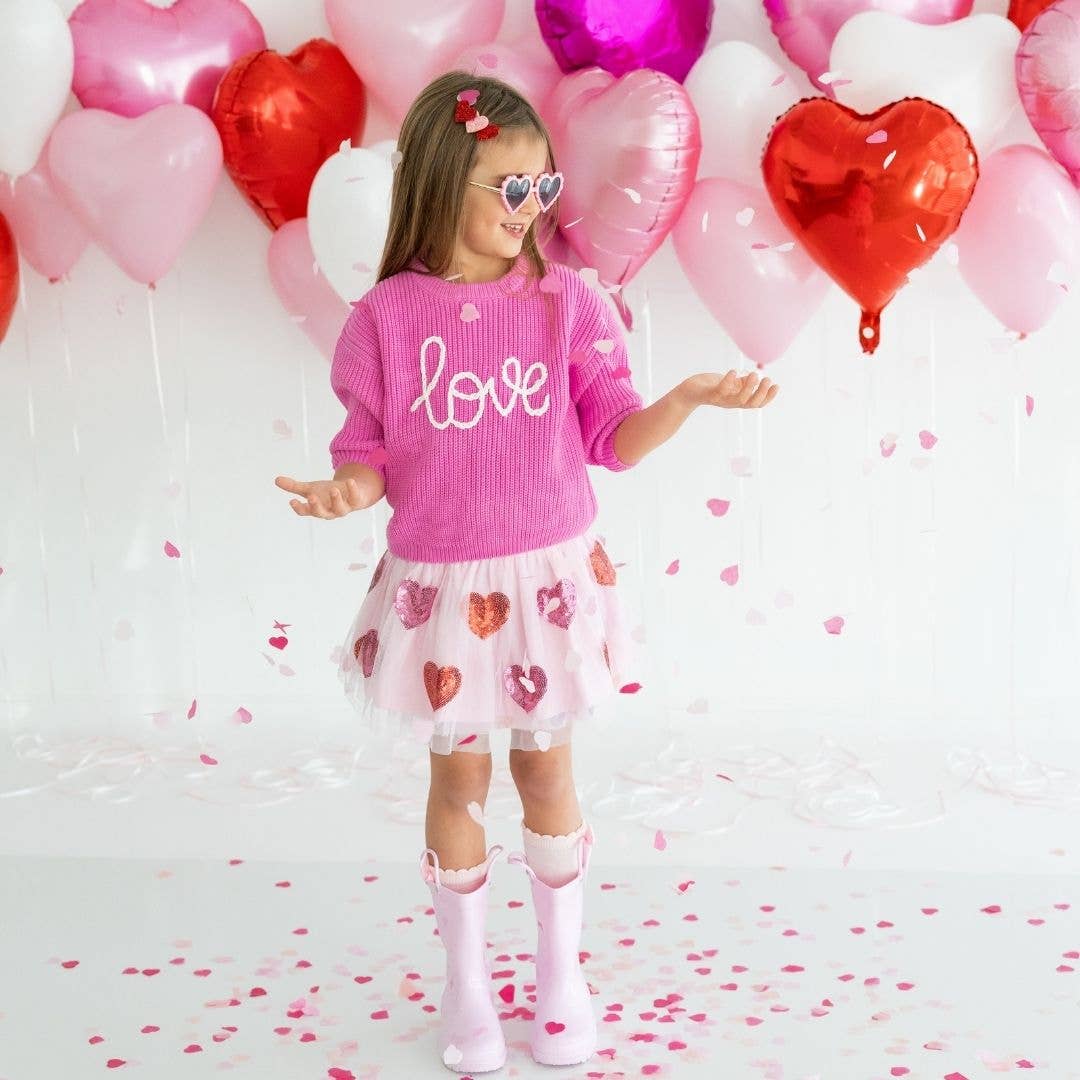 Sequin Heart Tutu - Girls