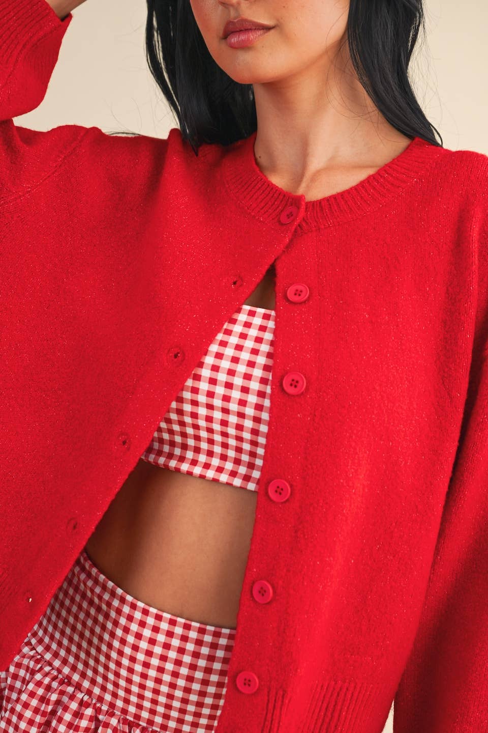 Knit Button Up Cardigan